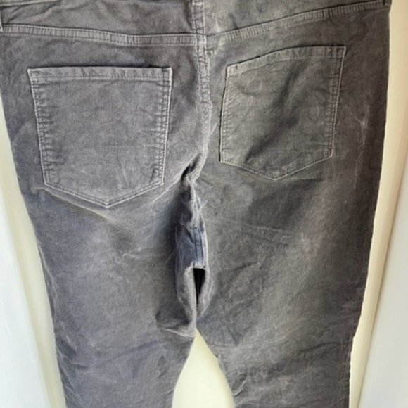 Gap gray corduroy high rise universal legging jeans size 16 (33L) - Picture 3 of 4